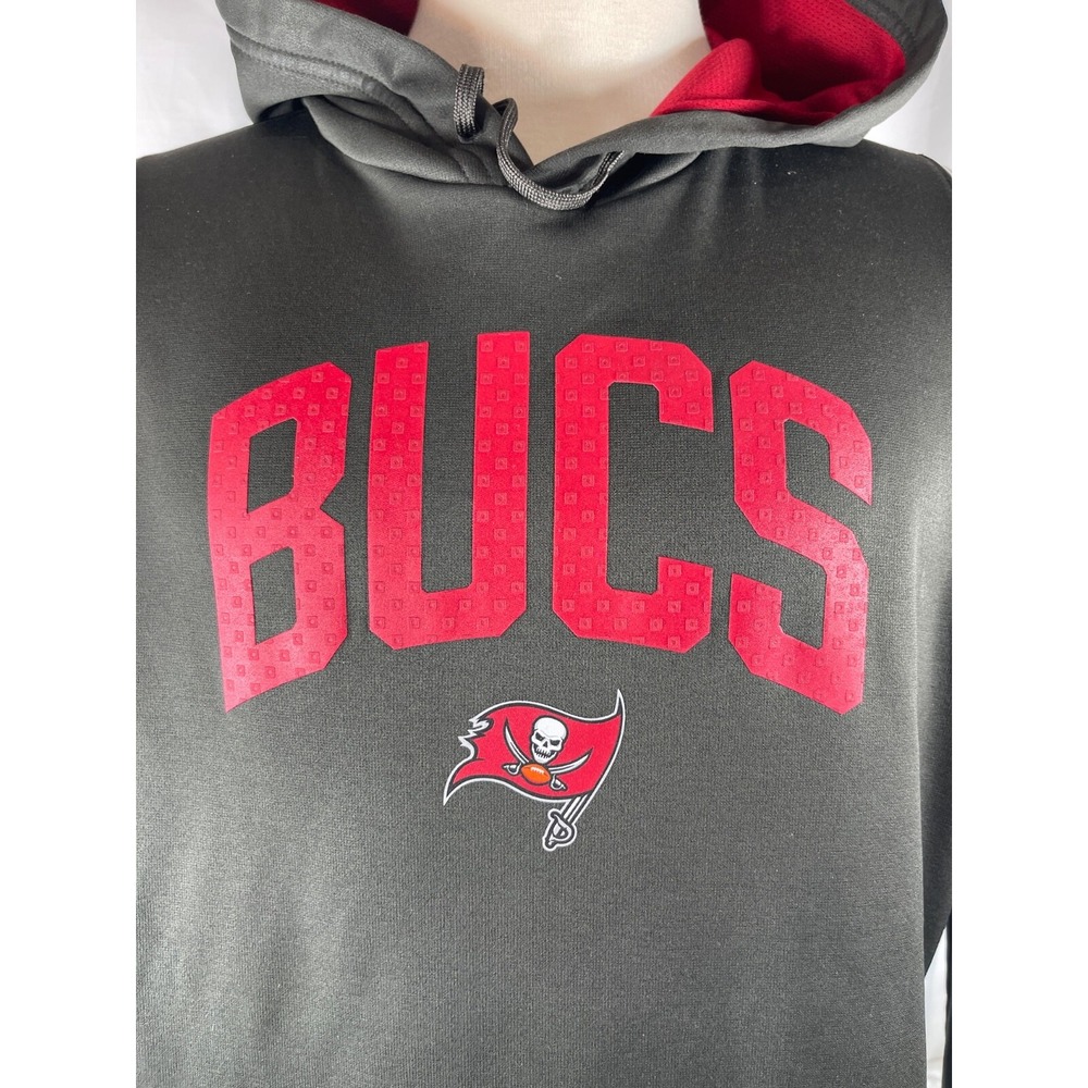 Tampa Bay Buccaneers NFL Nike Therma Sideline Pullover Hoodie Jacket Men's Large